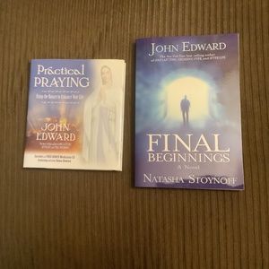 John Edward Books Final Beginnings & Practical Praying (CD Included)
